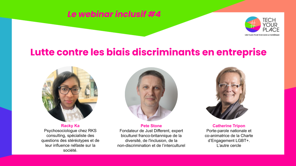 Webinar Inclusif – Lutte contre les biais discriminants en entreprise