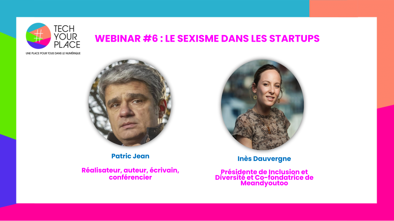 Le sexisme dans les startups – Webinaire du Jeudi 2 décembre 2021